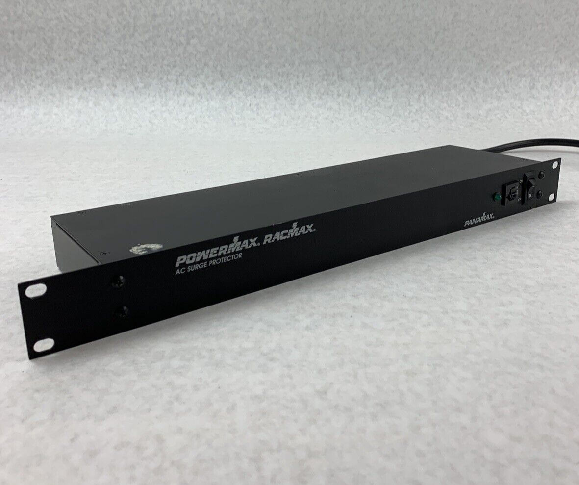 PanaMax PowerMaxx RacMax 8 AC Outlets 120 VAC 60 HZ 15 AMPS 330V Suppression