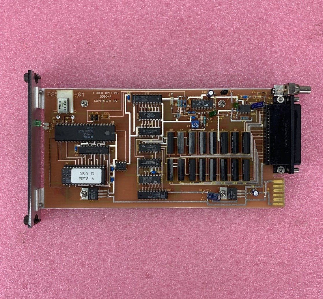 Fiber Options 250D-R-R/1BX3 Fiber Optic RX Receiver Card - Untested5