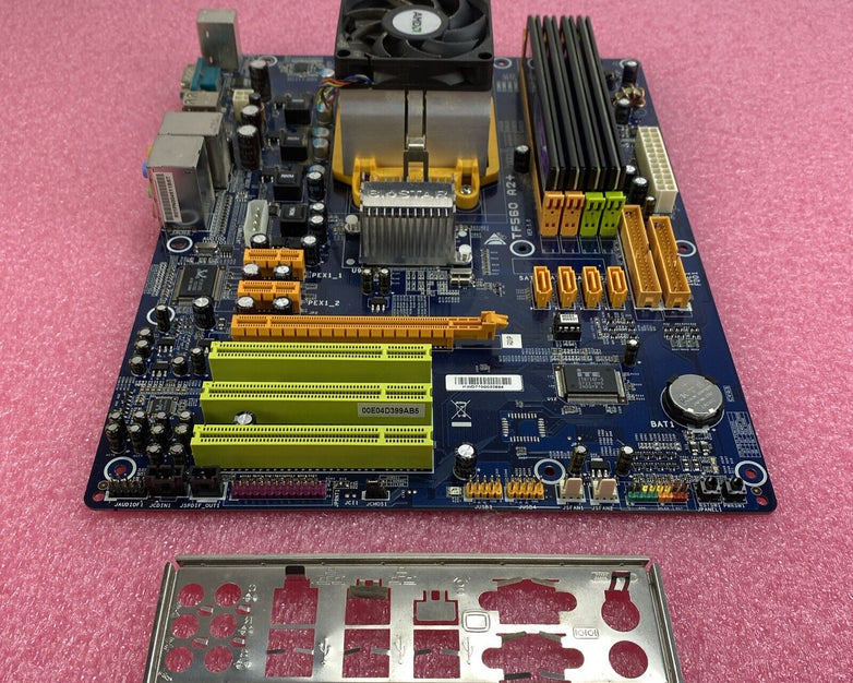 Biostar TF560 A2+ Motherboard AMD Athlon 64 x2 2.21GHz 4GB RAM w/ Shield