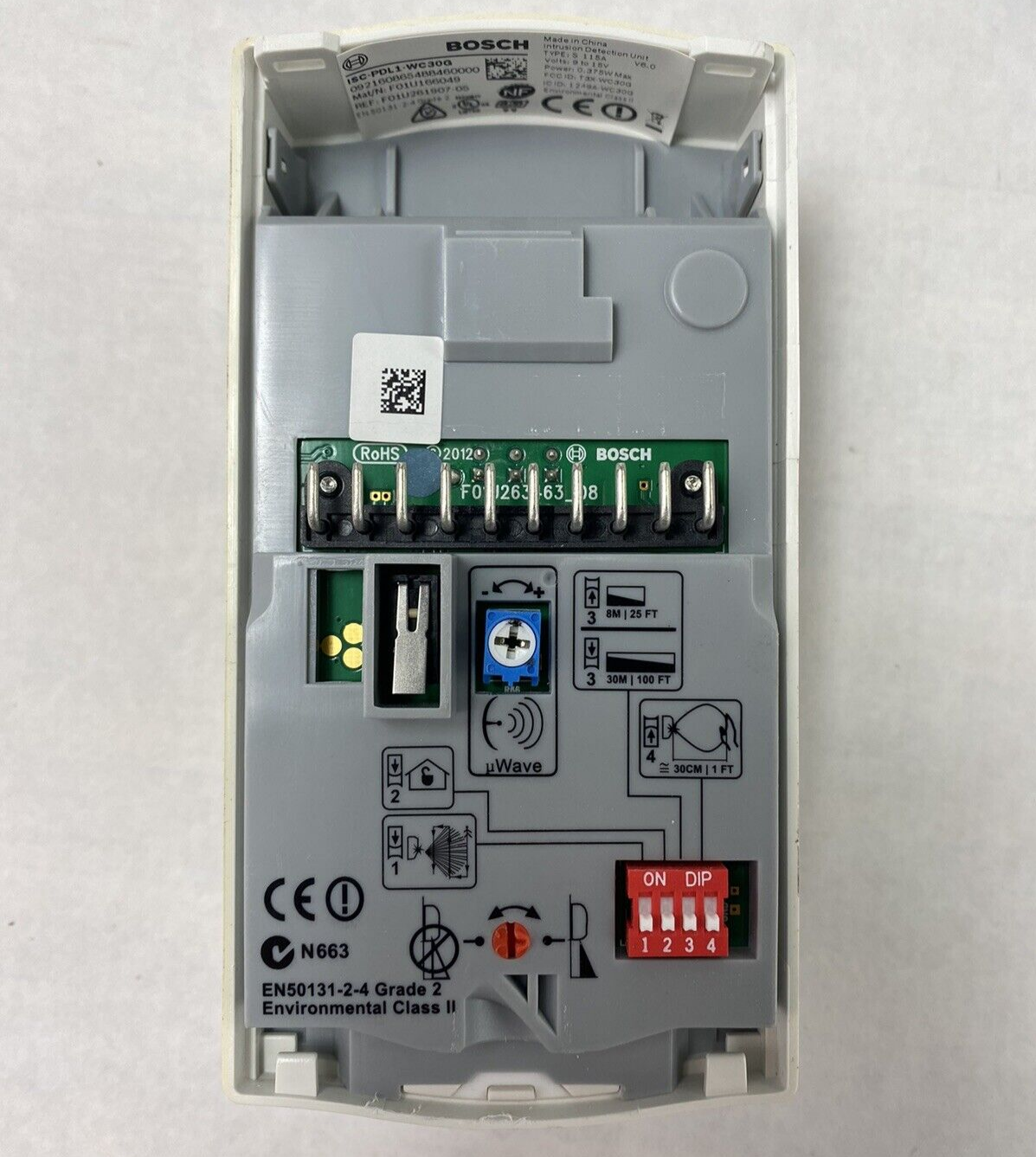 Bosch ISC-PDL1-WC30G Pro-Series Tritech Curtain Motion Detector