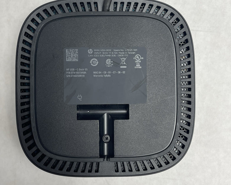 HP HSN-IX02 USB-C Dock G5