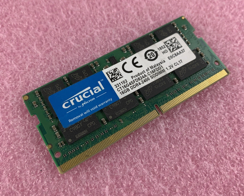 Crucial CT16G4SFD824A.C16FDD1 16 GB DDR4 240MHz PC4-19200 Laptop Memory RAM