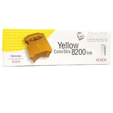 Xerox Phaser 8200 Yellow ColorStix Ink Color Printer 016-2047-00 5pk