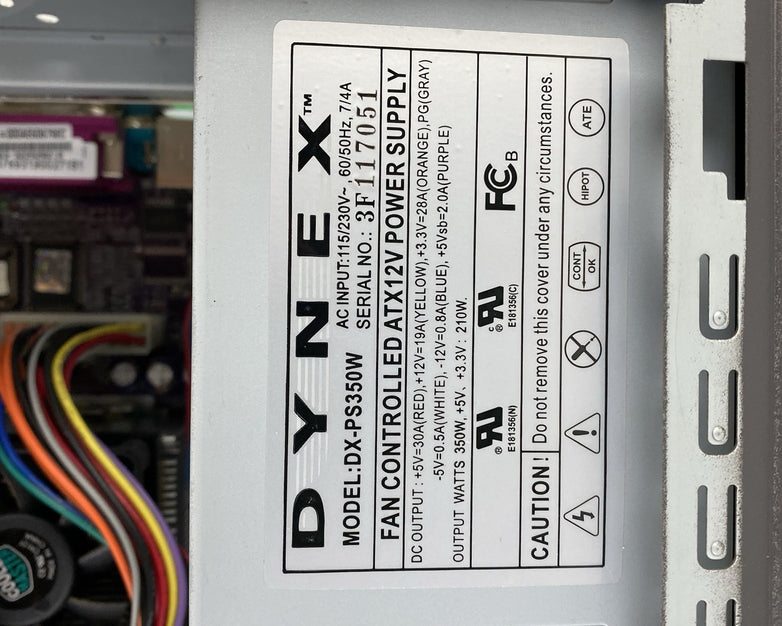 eMachines T2341 MT AMD Athlon XP 2400T 2GHz 384MB RAM No HDD No OS