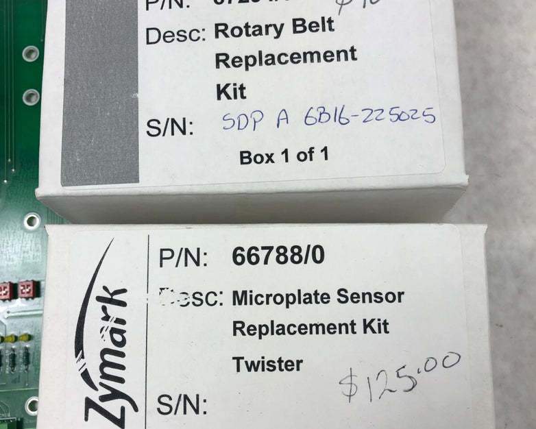 Lot of Zymark Bio Rad Twister Robot Spare Replacement Parts