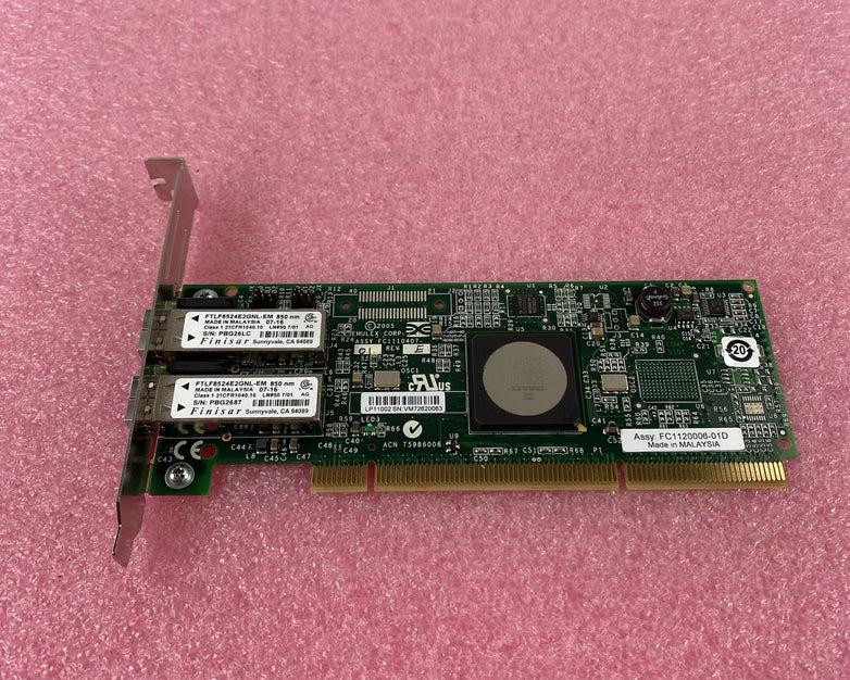IBM 10N8620 4Gbps 2-Port PCI Fiber Adapter Card (Lot of 2)