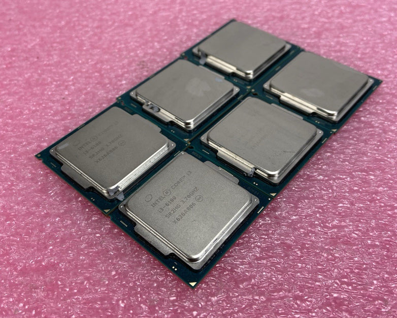 Intel Core i3-6100 SR2HG 3.7GHz X626A806 Desktop Processor lot of 6