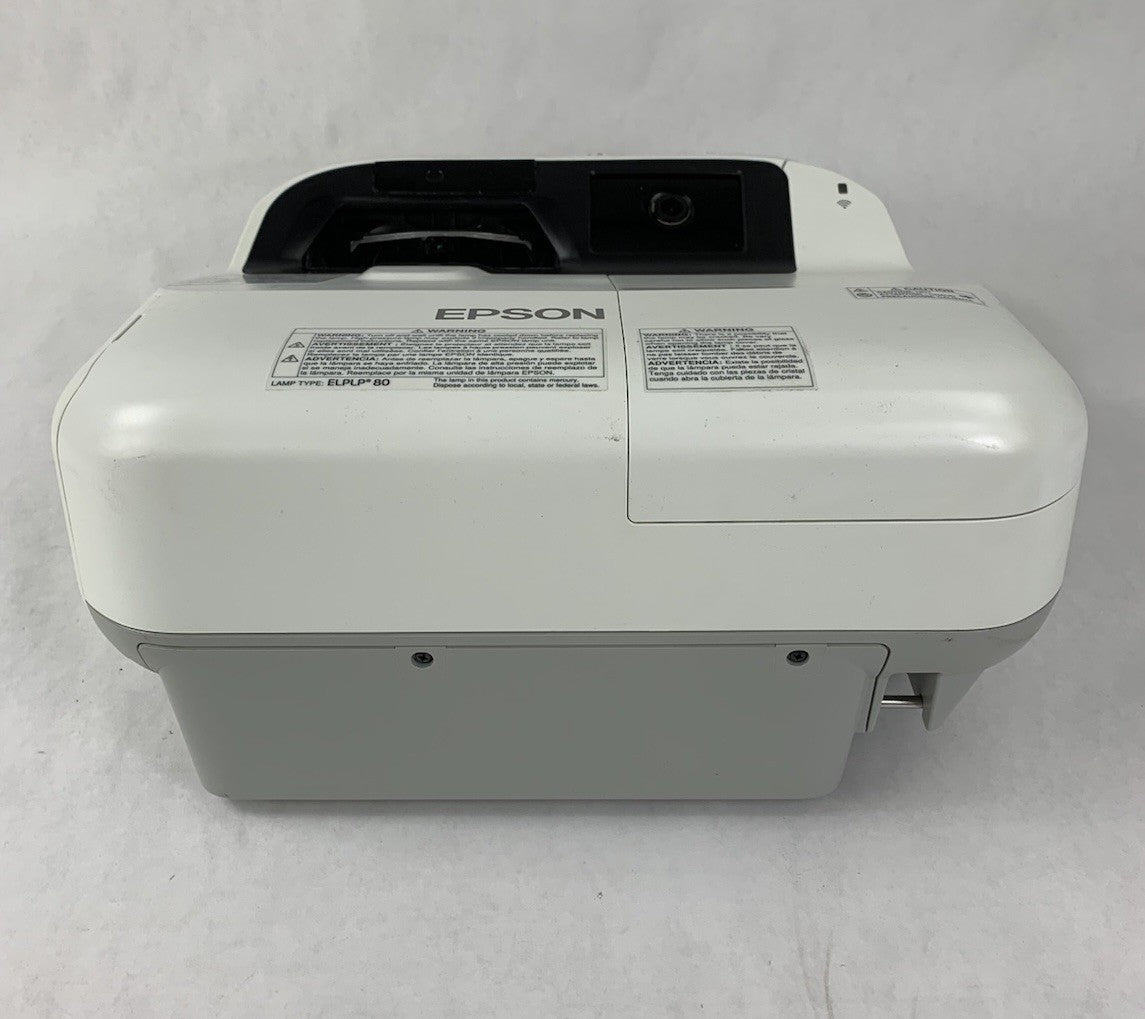 Epson BrightLink 595Wi H599A LCD Lamp Projector 788 Lamp Hours - No Remote1