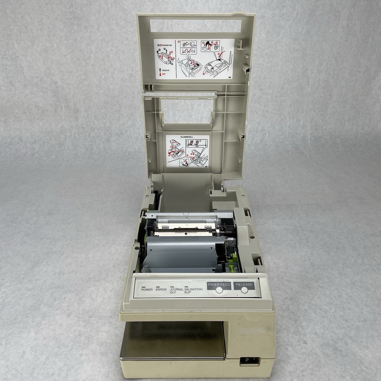 Epson M63UA TM-U375 POS Thermal Receipt Printer Power Tested