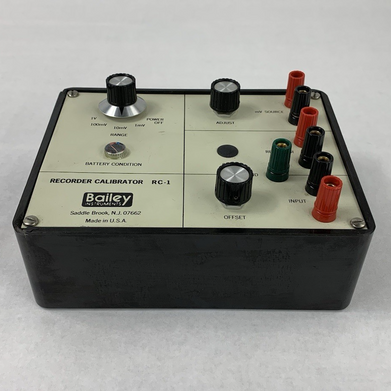 Bailey Instruments RC-1M Recorder Calibrator 1mV-1V Bailey RC1M Calibrator
