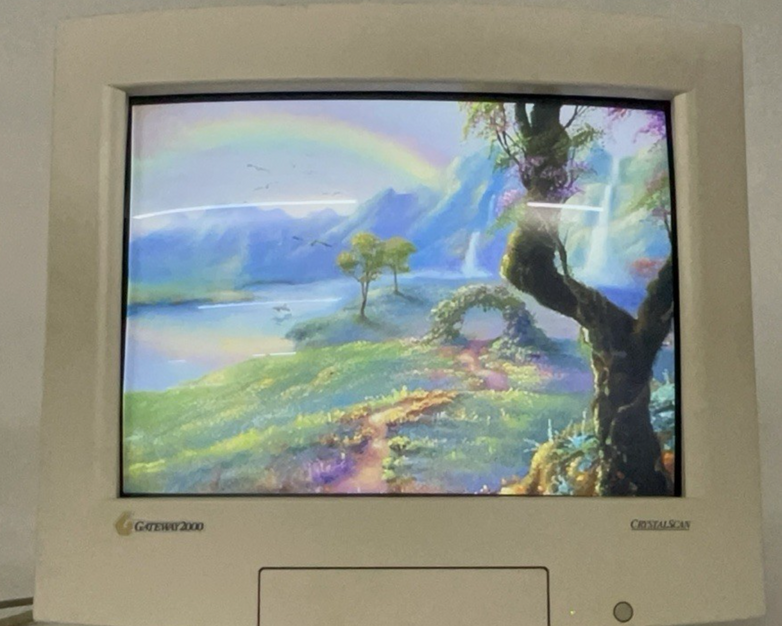 Gateway EV700-7000965 YE0711-01 16 CRT VGA Computer Monitor Tested No Stand