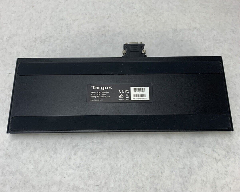 Targus ACP71USZ-66 ACP71USZ-66 Universal USB 3 Dock Station  No Power Cord