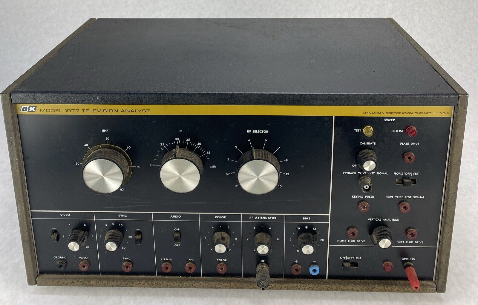 Dynascan BK 1077 Television Analyst PowersOn UNTESTED