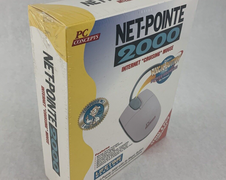 Vintage PC Concepts NET-POINTE Mouse Serial PS/2 Compatible