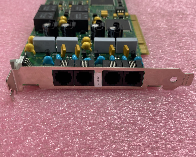 Lot of 3 Dialogic PCI Voice Fax Board D/41JCT-LS w/ CT Bus Cable
