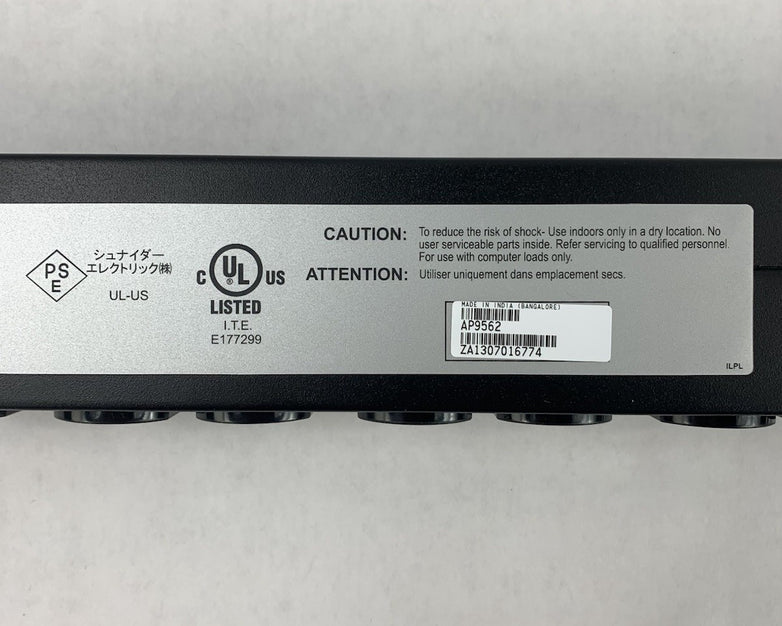 APC AP9562 10-Outlet Rack Mount Power Distribution Unit