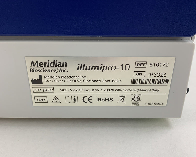 Meridian 610172 Illumipro 10 Microplate Reader w/ Manual