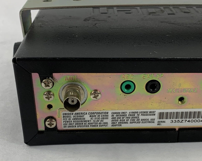 Uniden Bearcat BCD996T TrunkTracker IV Scanner