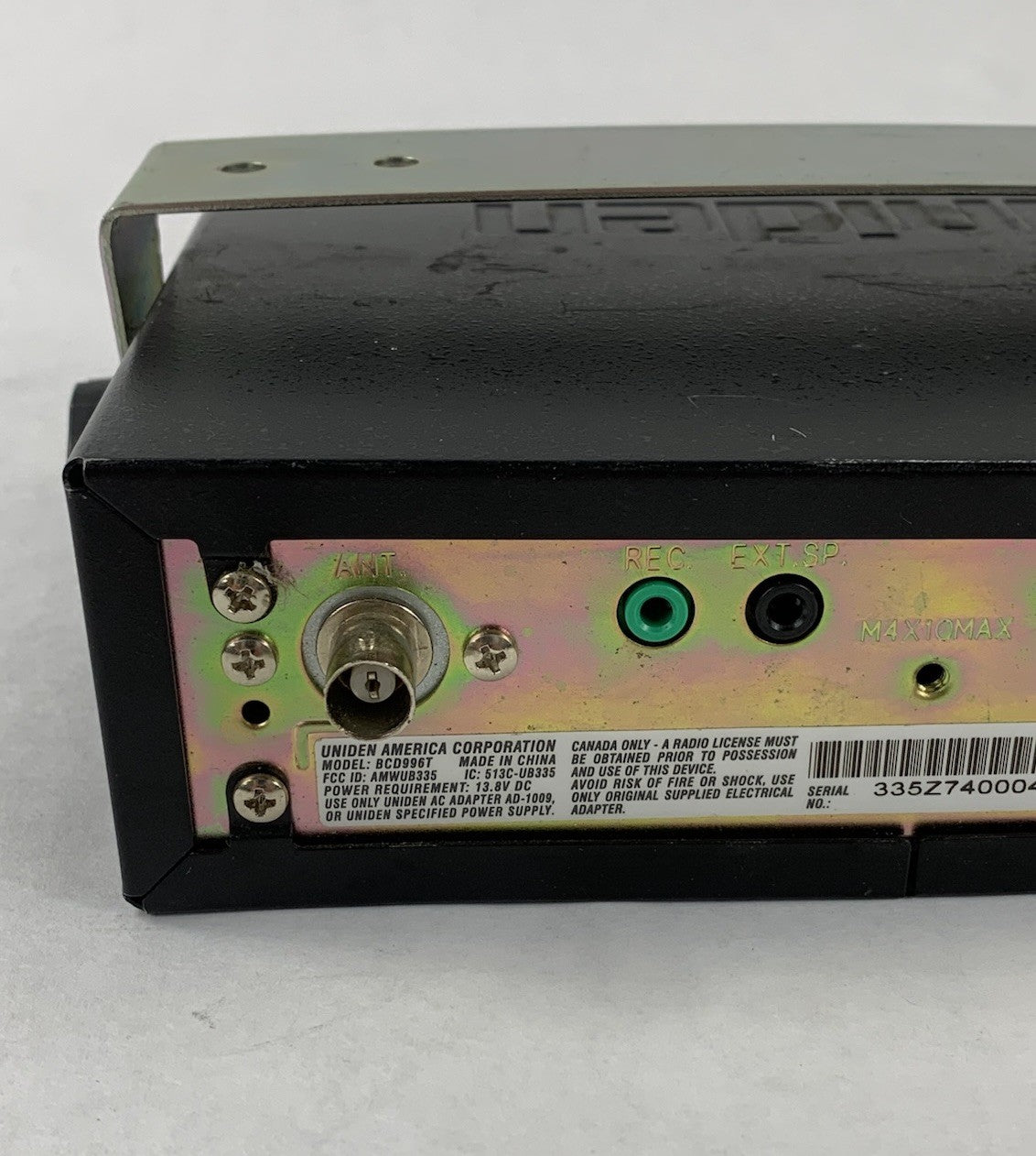 Uniden Bearcat BCD996T TrunkTracker IV Scanner