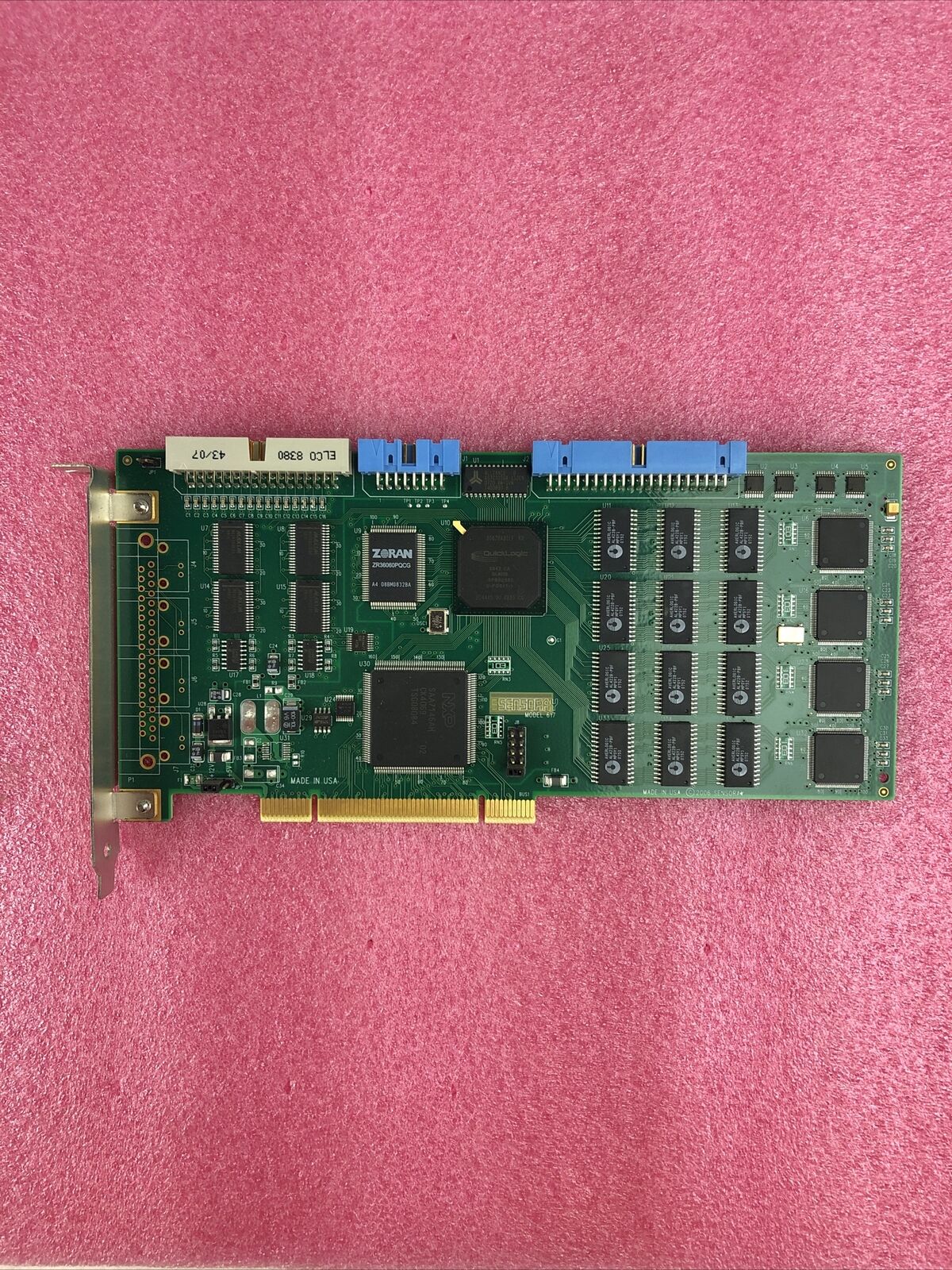 Sensoray PWB617 Rev B 16 Input JPEG Frame Grabber