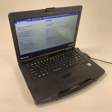 Panasonic Toughbook CF-54 14" Touch i5-7300U 2.6GHz 8GB RAM No Battery No HDD/OS