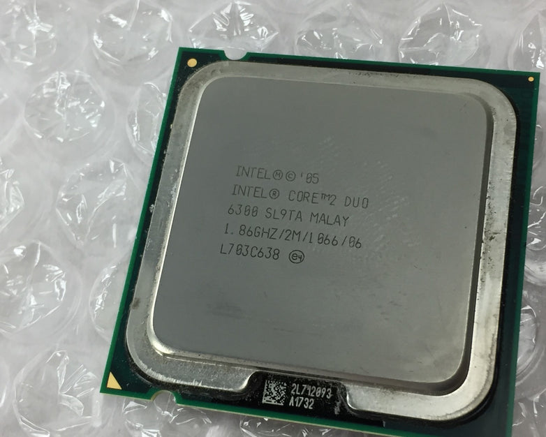 Intel Core 2 Duo 1.86Ghz 2M/1066 Dual Core CPU 6300 SL9TA MALAY L703C638