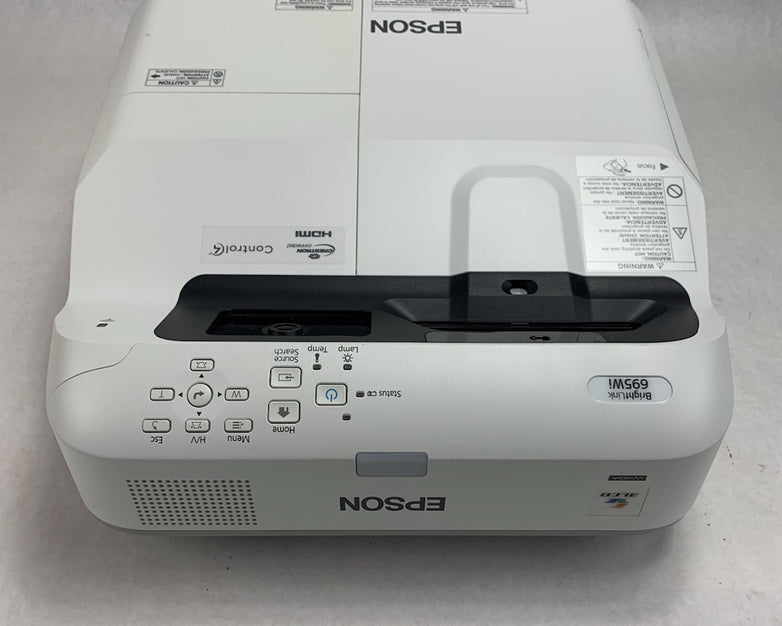 Epson PowerLite 695Wi H740A LCD Lamp Projector 4896 Lamp Hours - No Remote