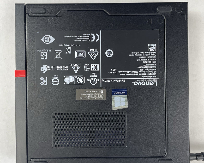 Lenovo ThinkCentre M720Q Micro i5-8400T 1.70 GHz 8 GB RAM No SSD/OS/AC