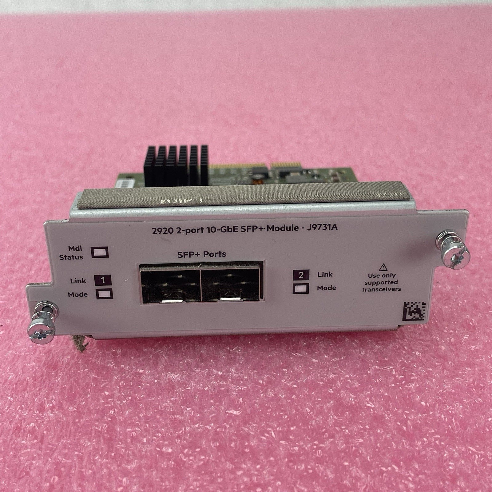 HP J9731A 2920 2 Port 10GbE SFP Module Tested & Reset Black1