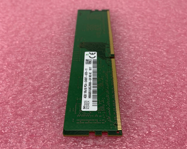 SK Hynix HMA851U6CJR6N-UH PC4-2400T-UC0-11 4GB 1Rx16 Desktop Memory RAM Lot of 2