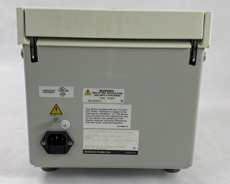 Beckman Coulter 367160 Microfuge 18 Centrifuge