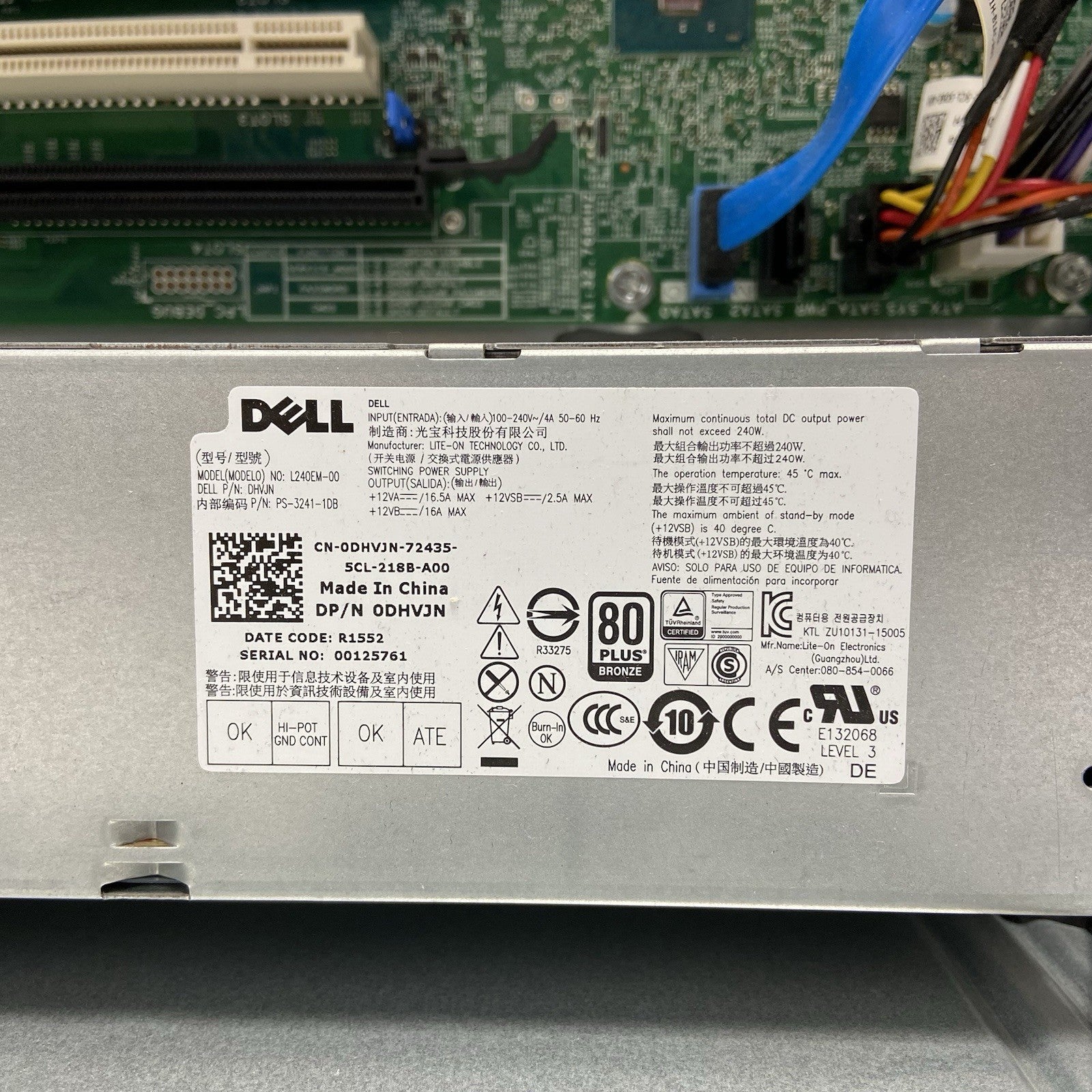 Dell OptiPlex 7040 MT Intel Core i7-6700 3.4GHz 8GB RAM No HDD No OS11