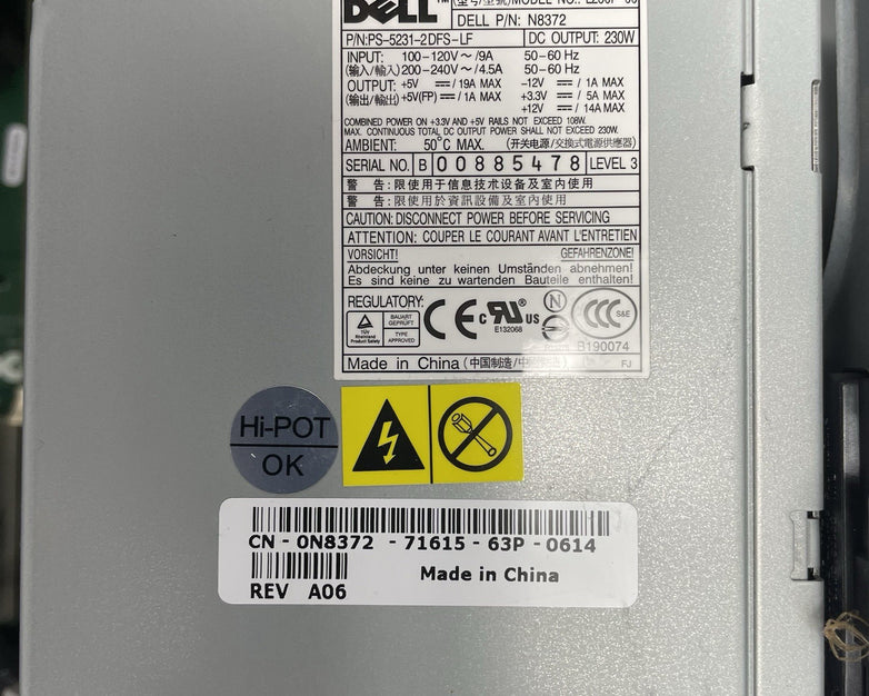 Dell OptiPlex GX520 MT Pentium 4 3.20 GHz 2 GB Ram No HDD No OS