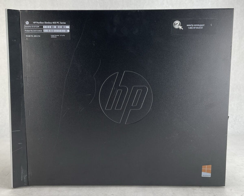 HP 400-314 DT AMD E1-2500 1.4GHz 4GB RAM No HDD No OS