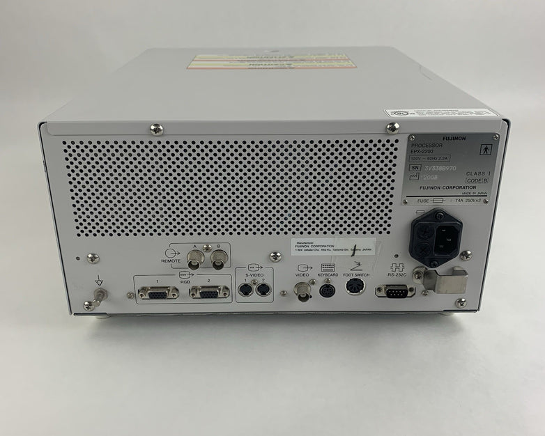 Fujinon EPX-2200 System Processor Powers On Lamp Tested Factory Reset