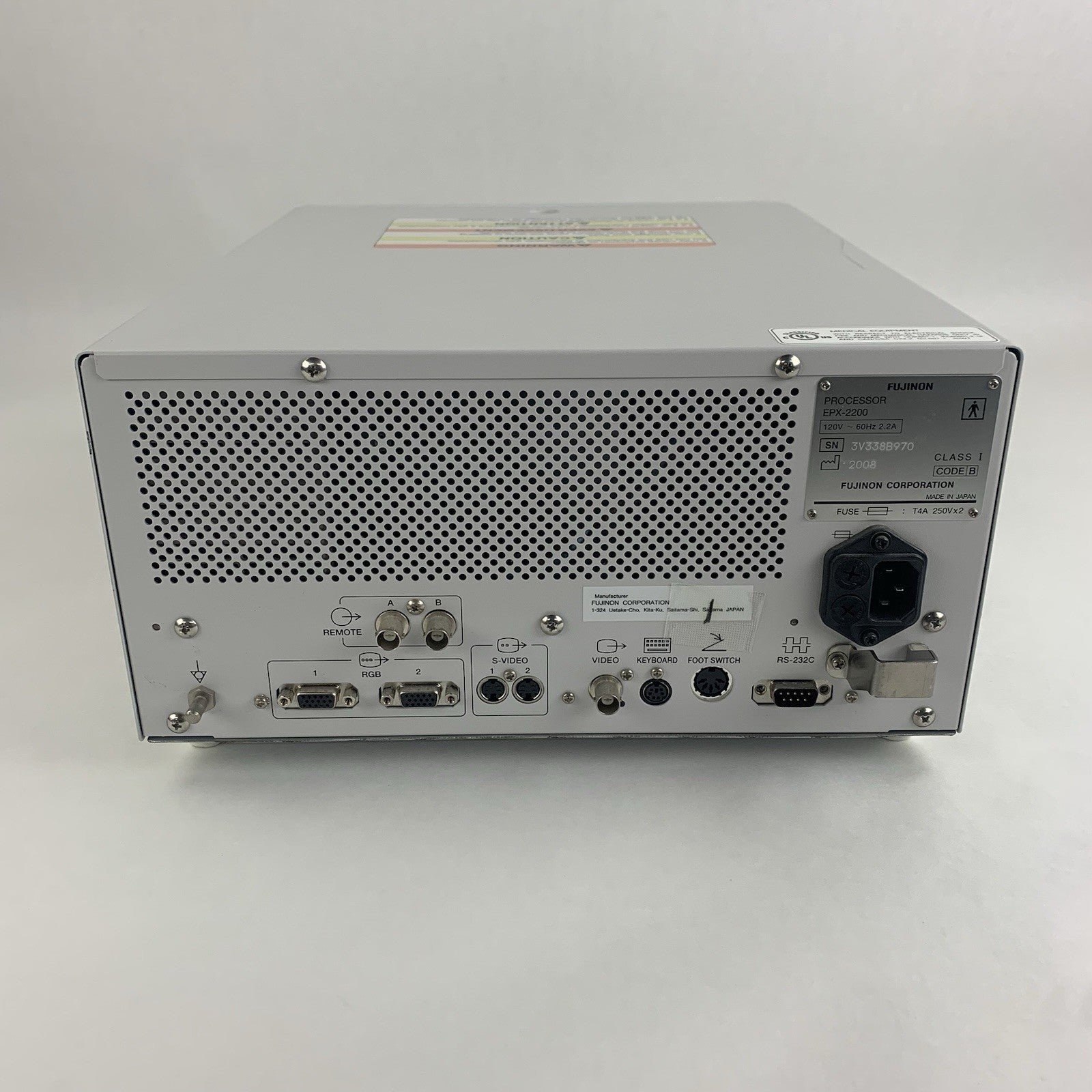 Fujinon EPX-2200 System Processor Powers On Lamp Tested Factory Reset9