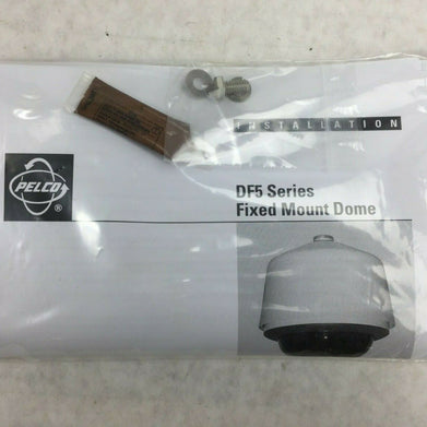 Pelco DF5-PG-E0 Series Fixed Mount Dome - Tinted Grey - No Camera