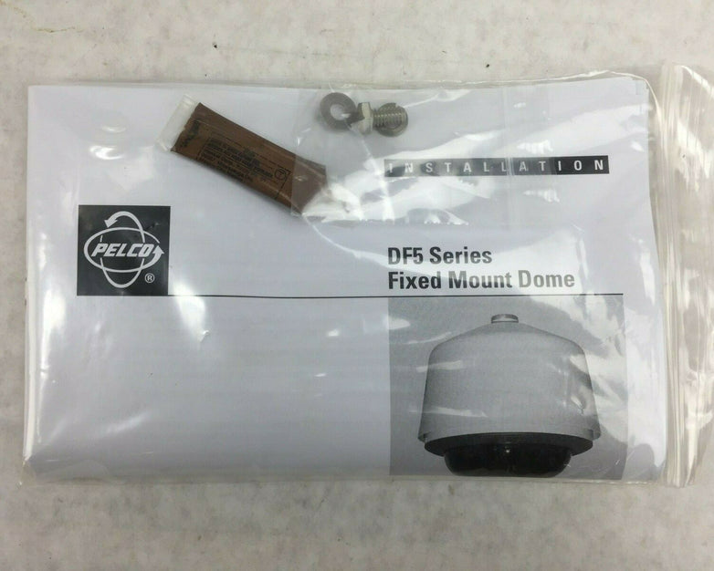 Pelco DF5-PG-E0 Series Fixed Mount Dome - Tinted Grey - No Camera