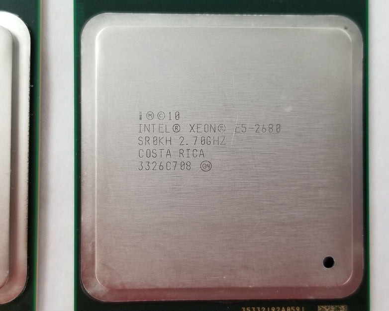 Intel Xeon E5-2680 SR0KH 2.70GHz 8-Core LGA2011 CPU Processor (Lot of 2)