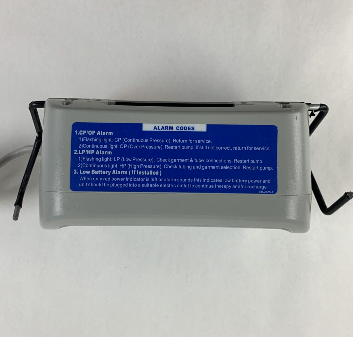 VasoPress Supreme Mini DVT Pump VP500DM Compression Therapy W/ Cord and Battery