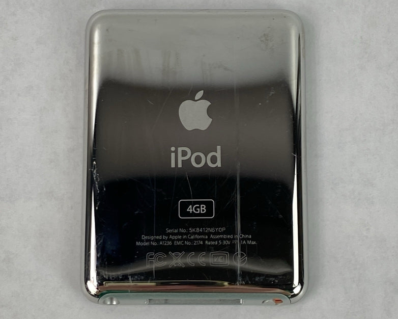Apple iPod Nano 3rd Gen A1236 4GB Silver v1.1.3