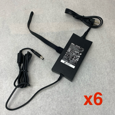 Dell HA130PM160 7.4mm 19.5V 6.7A 130W AC Power Adapter P7KJ5 (Lot of 6)