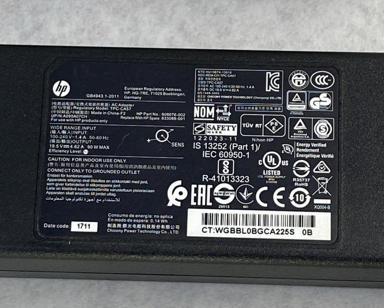 HP TPC-CA57 7.4mm 19.5V 4.62A 90W AC Power Adapter (Lot of 2)