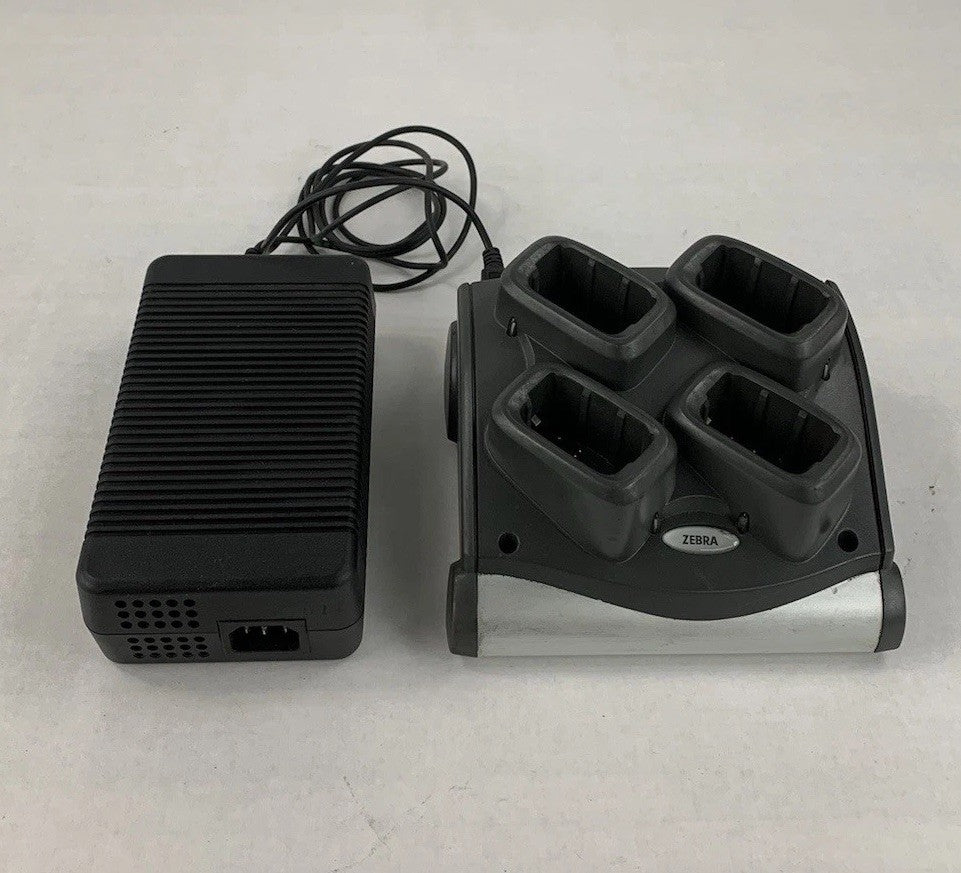 Symbol SAC9000-4000 4-Bay Battery Charger w/PWRS-14000-241R Power Supply