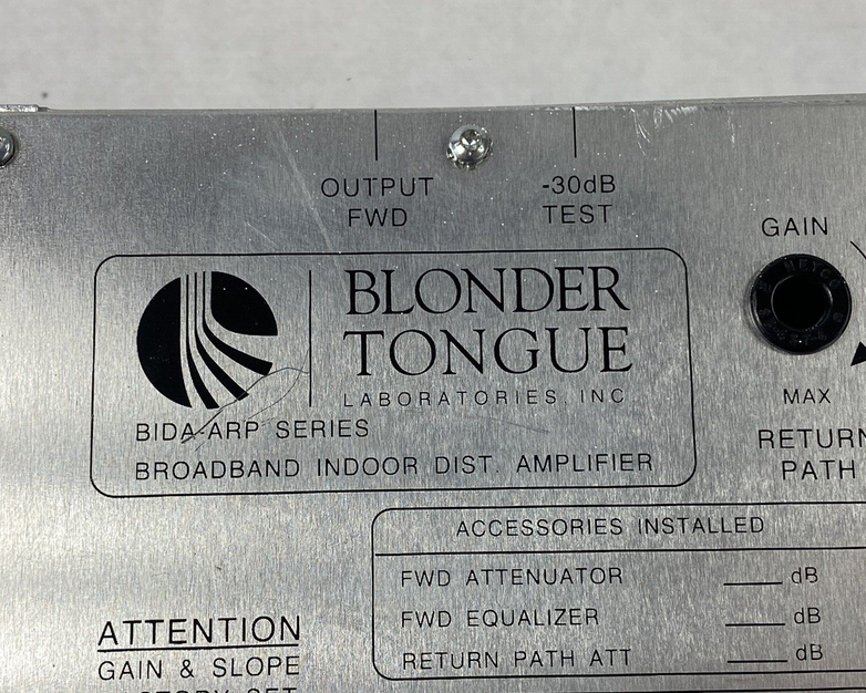 Blonder Tongue BIDA-ARP Series BIDA 86A-43 For Parts or Repair