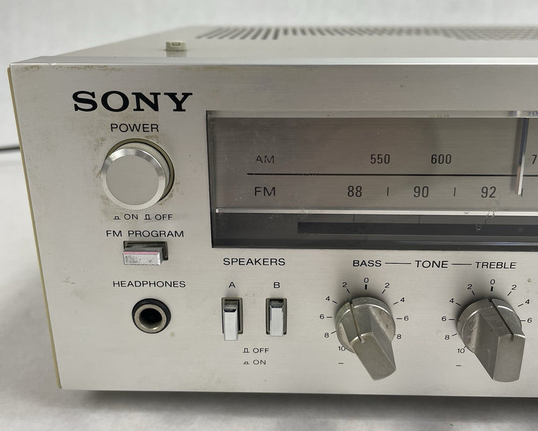 SONY STR-V15 Stereo Receiver Programmable Presets Tested