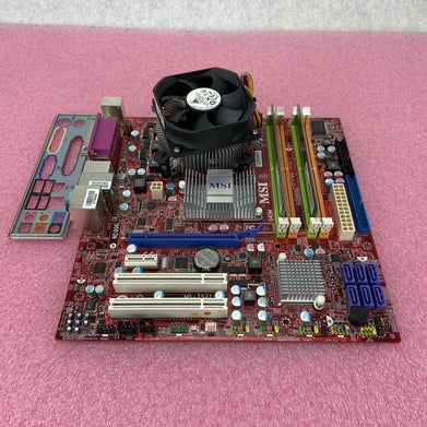MSI MS-7521 Motherboard Intel Pentium Dual Core E2220 2.4GHz 2GB RAM w/IO