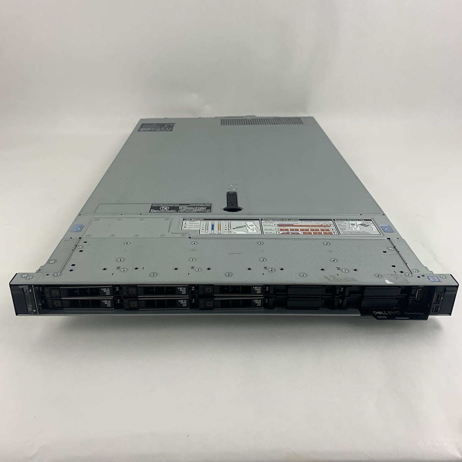 Dell PowerEdge R640 1U 8SFF Server 2x Gold 6238 2.1 GHz 64 GB H740 No OS No HDD1