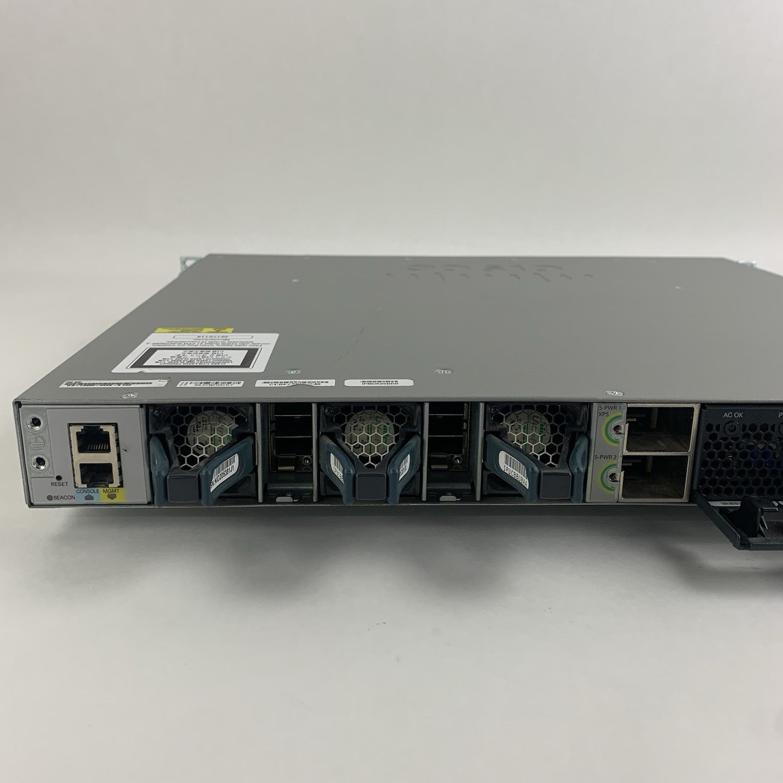 Cisco WS-C3850-24XS-S V02 24-Port 10Gb SFP+ Switch Tested Reset 2x PSUs7