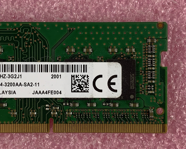 Micron MTA8ATF1G64HZ-3G2J1 8 GB DDR4-3200 PC4-3200AA 260-Pin Laptop Memory Ram
